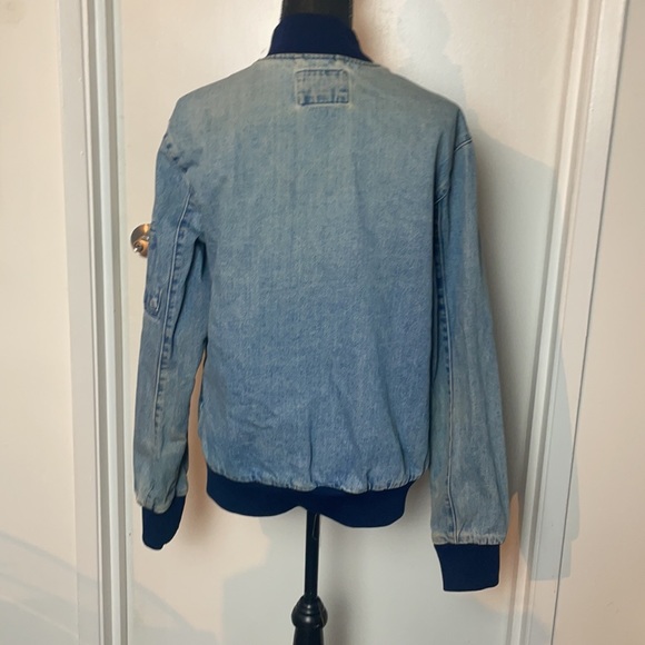 Denim Zip Up Jacket - Picture 5 of 8
